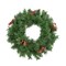 Northlight Iced Mixed Pine, Berries and Pinecones Artificial Christmas Wreath - 24" - Unlit